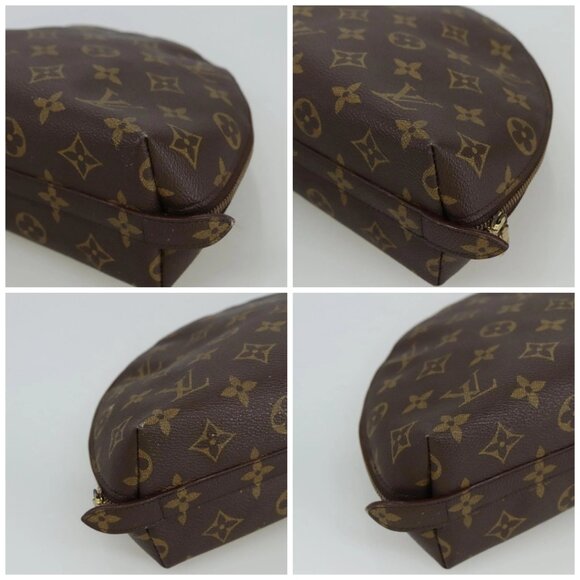 LOUIS VUITTON Monogram Trousse Demi Ronde Cosmetic Pouch M47520 LV Auth 101823 - Picture 14 of 16
